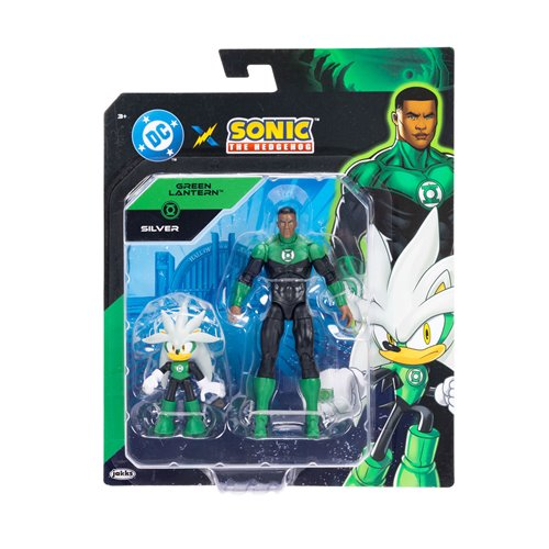 DC X Sonic the Hedgehog Silver as Green Lantern & Green Lantern Action Figures Multipack (Copy)