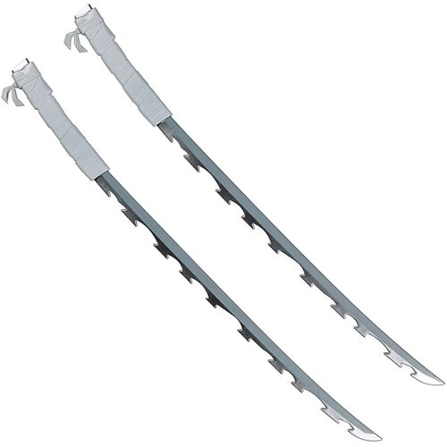 Demon Slayer Inosuke Hashibira Dual Swords Set Roleplay Accessory