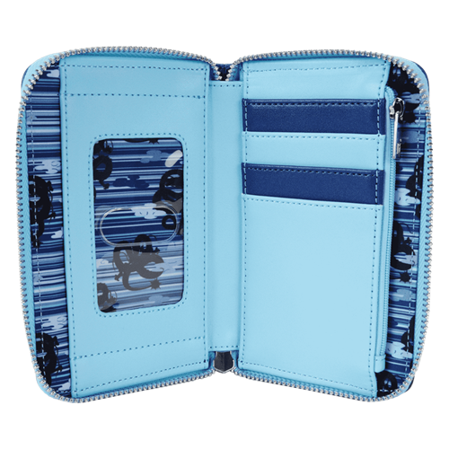 Dragon Ball Goku & Vegeta Super Saiyan Blue Glow Zip Around Wallet - Loungefly Exclusive