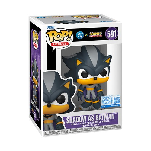 Funko POP! Heroes: Justice League x Sonic the Hedgehog - Shadow as Batman