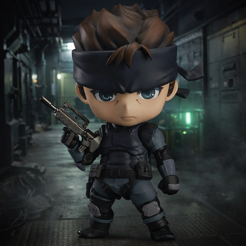 metal gear nendoroid Metal Gear Solid Snake Nendoroid Action Figure – ANlMEHOME