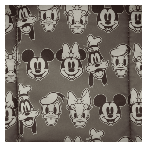 Loungefly Mickey & Friends Canvas All-Over Print Drawstring Bucket Mini Backpack