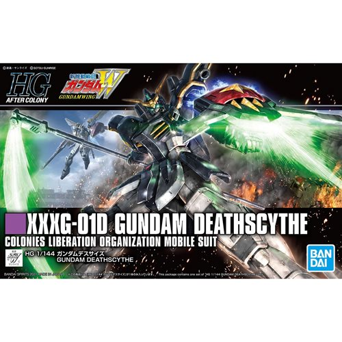 Mobile Suit Gundam Wing Gundam Deathscythe High Grade 1:144 Scale Model Kit