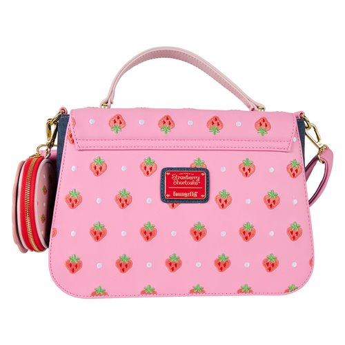 Strawberry Shortcake Gingham Crossbody Bag With Coin Bag