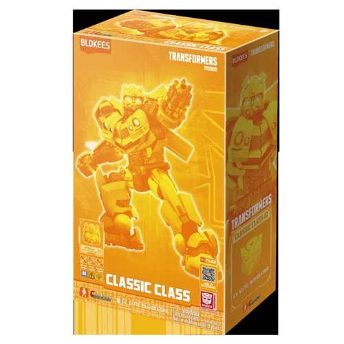 Transformers Classic Class Rise of the Beasts EX Elite Gold Plated Bumblebee Blokees Model Kit
