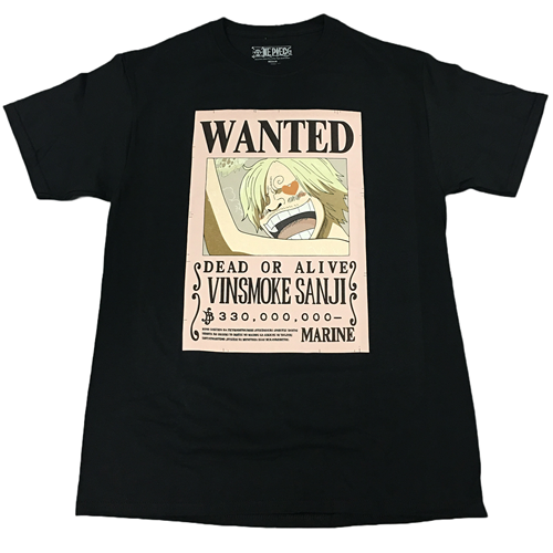 One Piece Vinsmoke Sanji Wanted T-Shirt