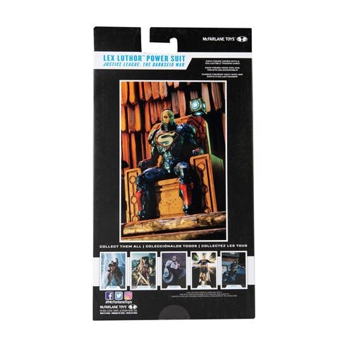 DC Multiverse Lex Luthor Blue Power Suit Justice League: The Darkseid War 7" Action Figure