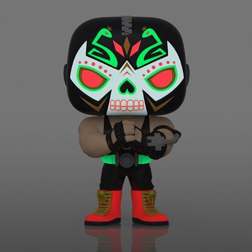 Funko POP Dia de los Muertos: DC Bane Glow-in-the-Dark - Entertainment Earth Exclusive