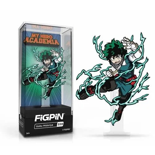 My Hero Academia Izuku Midoriya Action FiGPiN Classic Enamel Pin