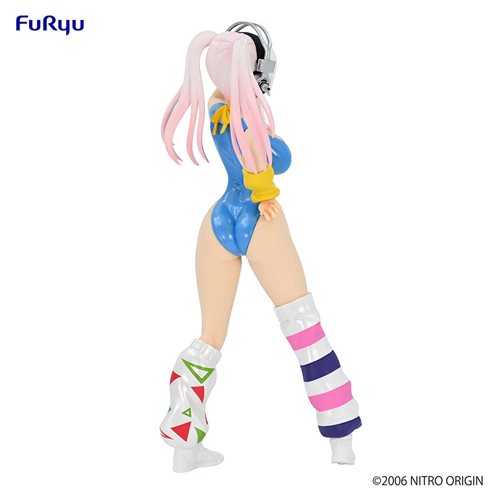 Super Sonico Concept 80's Another Color Blue Statue