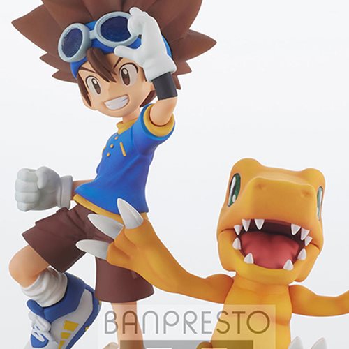 Digimon Adv. Taich and Agumon DXF Adventure Archives Statue