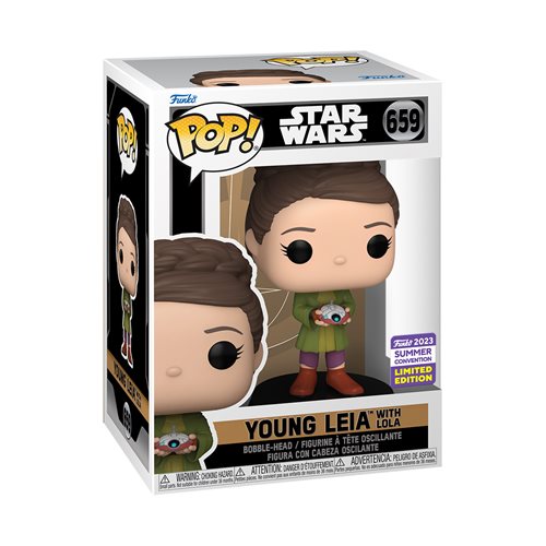 Funko POP! Star Wars: Young Leia with Lola SDCC Exclusive