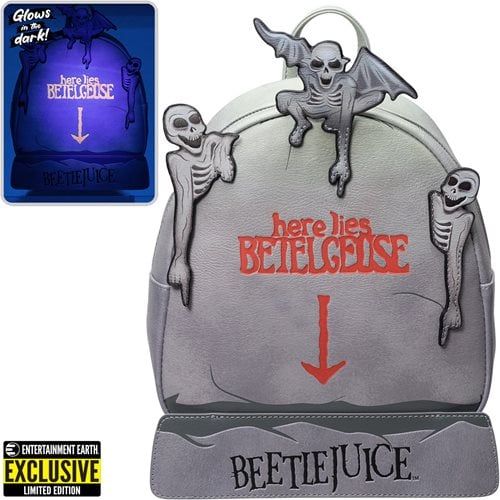 Beetlejuice Tombstone GITD Mini-Backpack - EE Exclusive