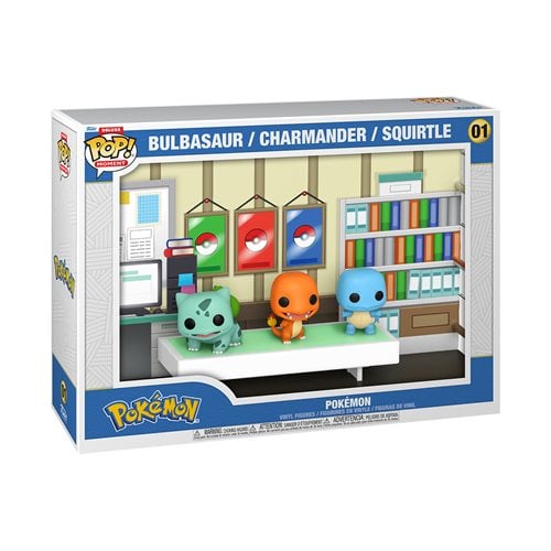 Funko Pop! Moments Deluxe: Pokemon - Bulbasaur, Charmander, Squirtle