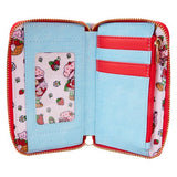 Strawberry Shortcake Denim Plaid Zip-Around Wallet