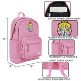 Super Mario Princess Quilted Backpack