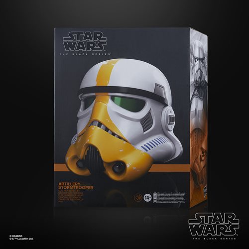 Star Wars The Black Series The Mandalorian Artillery Stormtrooper Premium Electronic Helmet