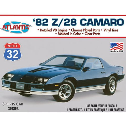 1982 Camaro Z-28 1:32 Scale Plastic Model Kit