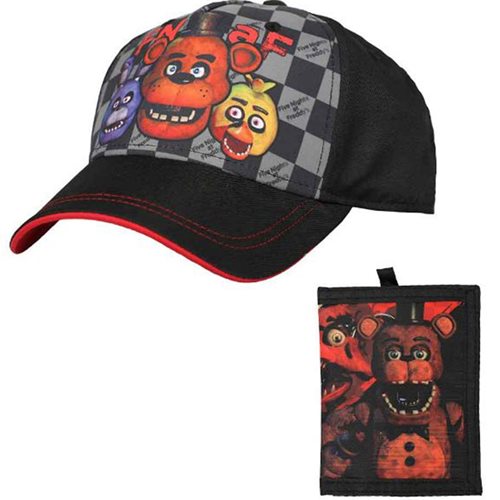 Five Nights at Freddy's Young Snapback Hat and Bi-fold Wallet