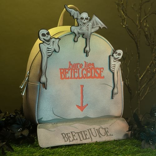 Beetlejuice Tombstone GITD Mini-Backpack - EE Exclusive