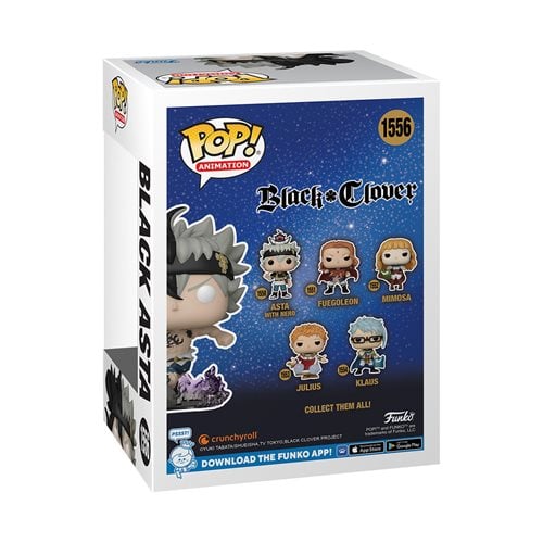 Funko POP! Animation: Black Clover Black Asta GITD EE Exclusive