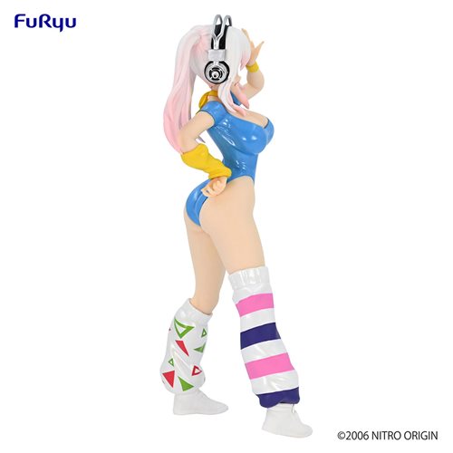 Super Sonico Concept 80's Another Color Blue Statue