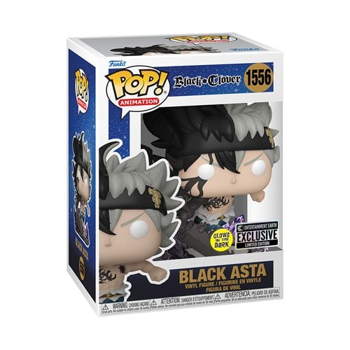 Funko POP! Animation: Black Clover Black Asta GITD EE Exclusive