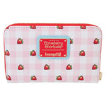 Strawberry Shortcake Denim Plaid Zip-Around Wallet