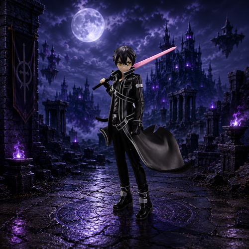 Sword Art Online: Alicization Kirito War of Underworld Statue