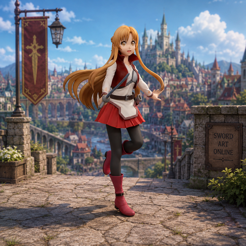 Sword Art Online Progressive: Aria of a Starless Night Asuna SSS Statue
