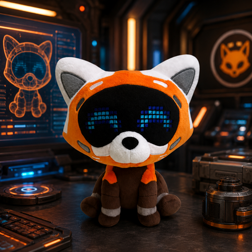 Youtooz Astro Bot Red Panda Bot 9-Inch Plush