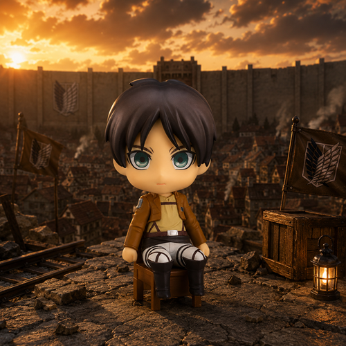 Attack on Titan Eren Yeager Nendoroid Swacchao! Sitting Figure