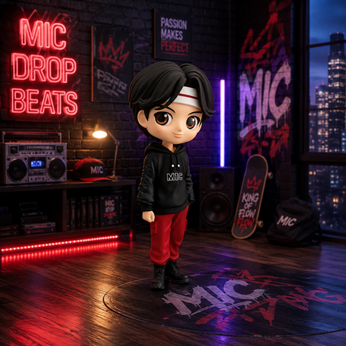 BTS Jin Mic Drop Vol. 1 TinyTAN Q Posket Statue