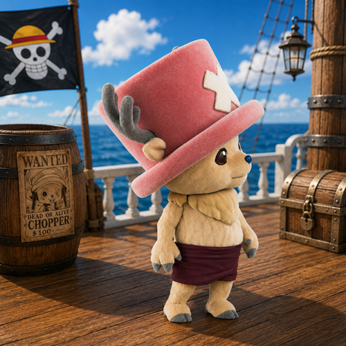 Banpresto - A Netflix Series: One Piece - Chopper Big Fluffy Puffy Figure