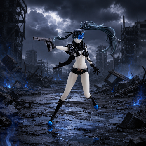 Black Rock Shooter: Dawn Fall Empress Awakened Version Coreful Prize Statue