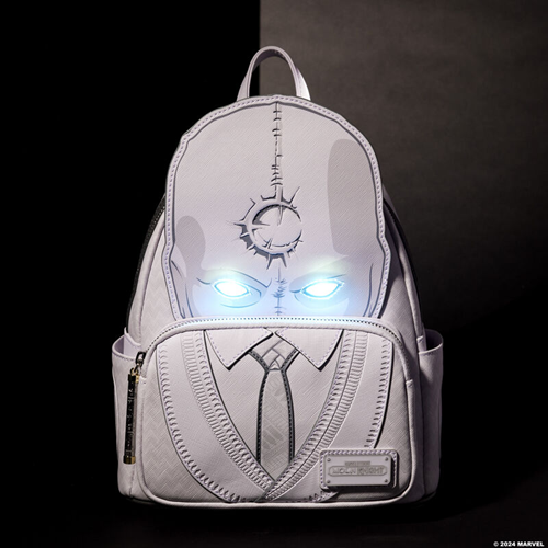 Loungefly C2E2 Limited Edition Moon Knight Mr. Knight Cosplay Light Up Mini Backpack