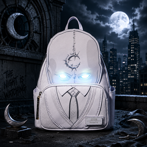 Loungefly C2E2 Limited Edition Moon Knight Mr. Knight Cosplay Light Up Mini Backpack