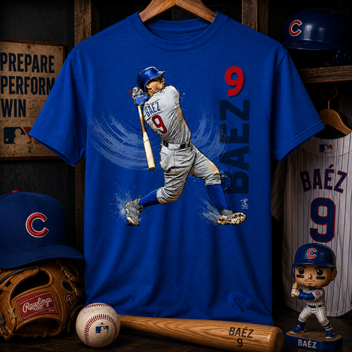 MLB - CHICAGO CUBS - JAVIER "JAVY" BAEZ N MOTION T-SHIRT  LIMITED EDITION