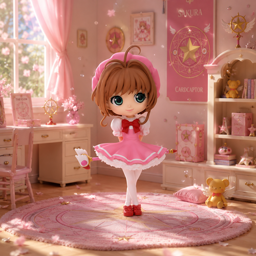 Cardcaptor Sakura: Clear Card - Sakura Kinomoto Ver. A Q Posket Statue