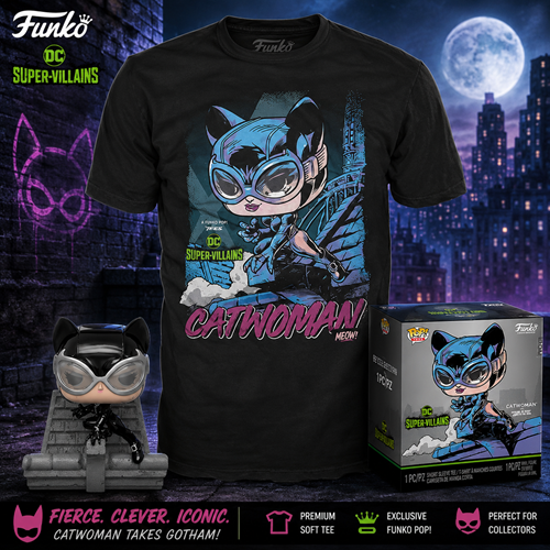 Funko POP! and Tee: Catwoman by Jim Lee T-Shirt