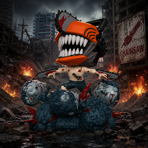 Funko POP Deluxe: Chainsaw Man - Chainsaw Man