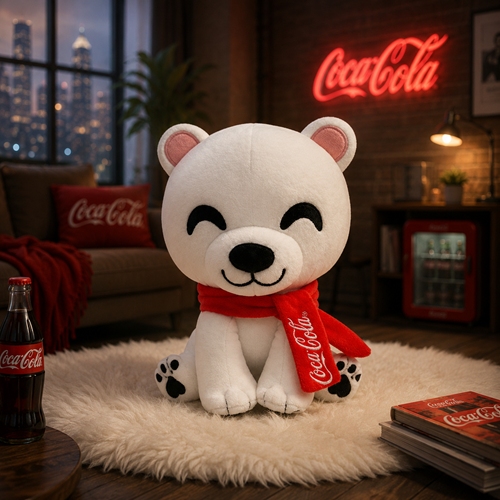 Youtooz Coca-Cola Polar Bear 9-Inch Plush