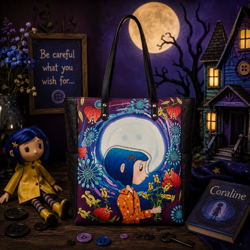 Coraline Garden Glow-in-the-Dark Tote Bag