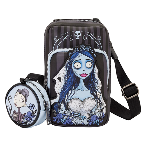Corpse Bride Emily Crossbody Sling Bag with Coin Purse
