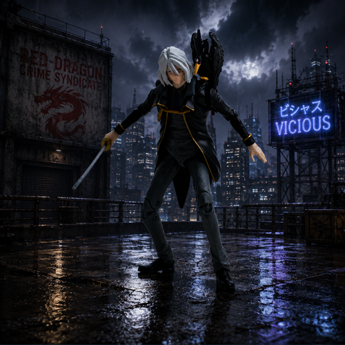 Cowboy Bebop Vicious BST AXN 5-Inch Action Figure