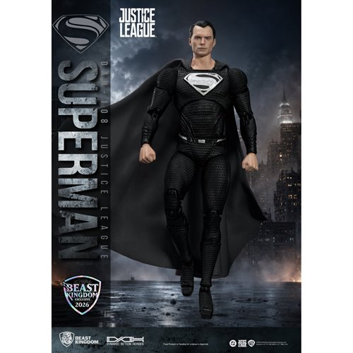 DC Justice League Superman Black Suit DAH-108 Action Figure - Limited Edition