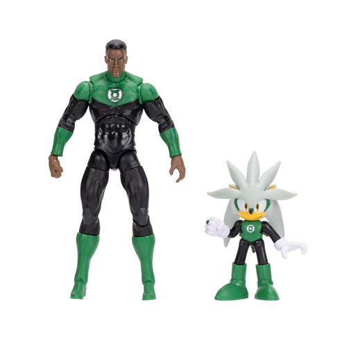 DC X Sonic the Hedgehog Silver as Green Lantern & Green Lantern Action Figures Multipack (Copy)