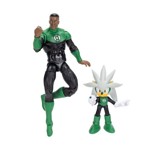 DC X Sonic the Hedgehog Silver as Green Lantern & Green Lantern Action Figures Multipack (Copy)