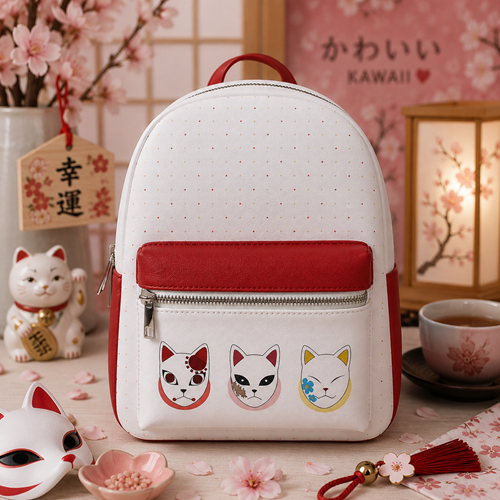 DEMON SLAYER - WARDING MASKS MINI BACKPACK