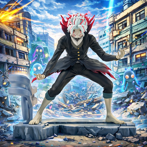 Dandadan Okarun Transformed FigLife! Statue